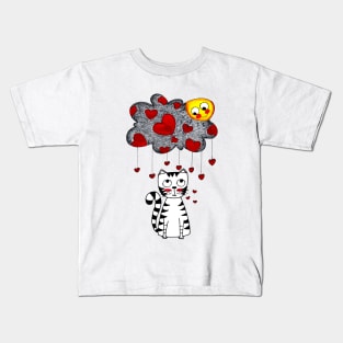 Love-Struck Yuna | A Valentine's Day Tale Kids T-Shirt